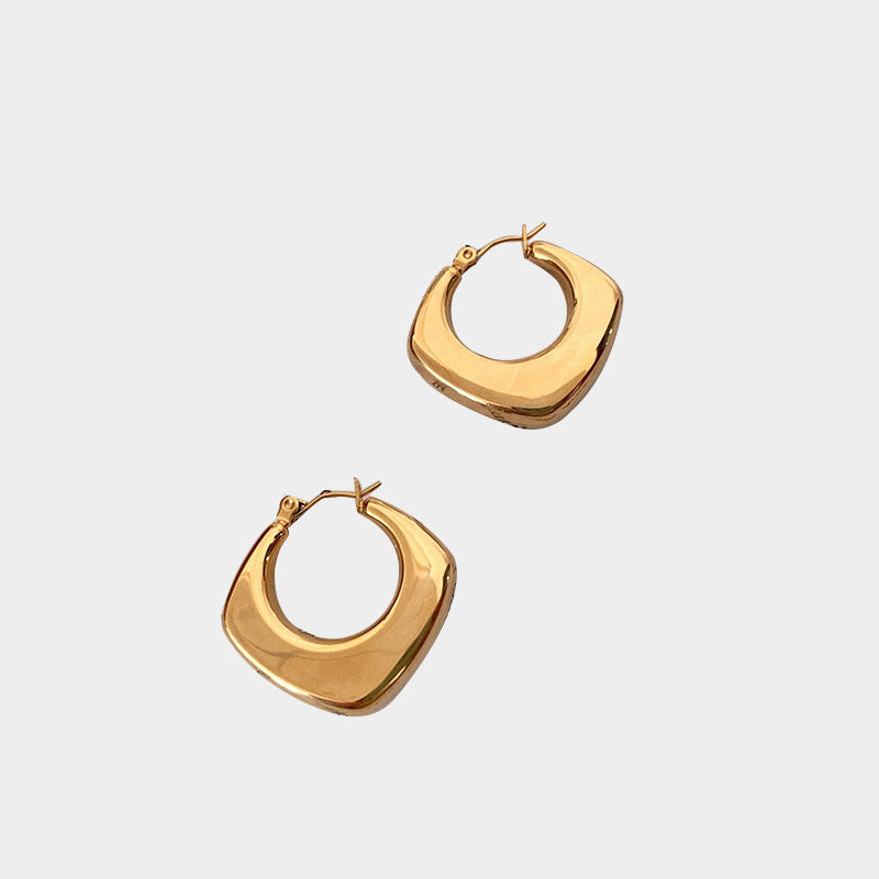 Hollow Circle Irregular Earrings