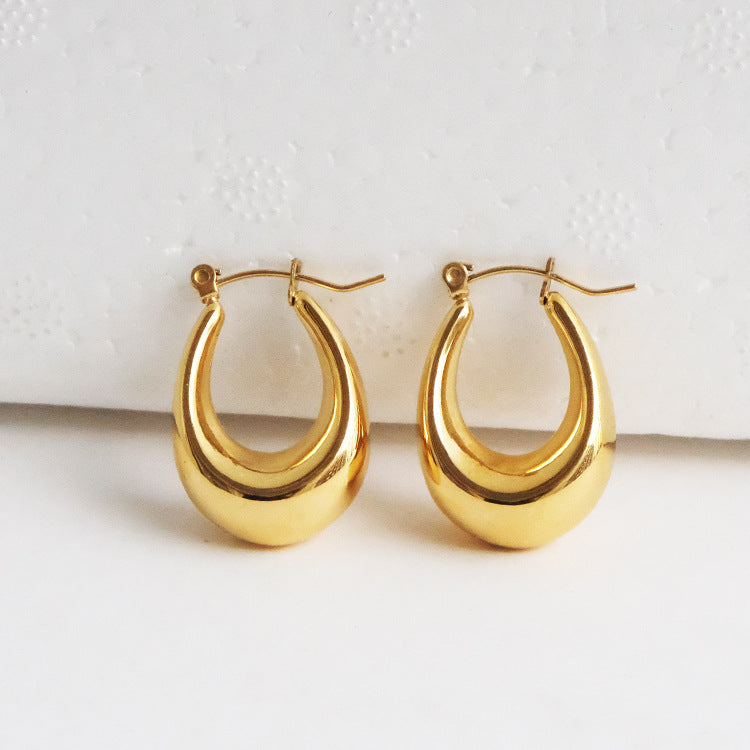 Hollow Circle Irregular Earrings