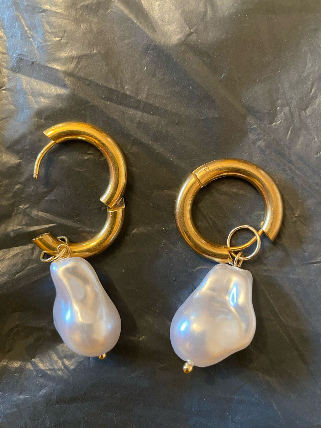 Irregular Pearl Earrings